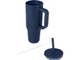 Термокружка герметичная с силиконовой трубочкой Brady, переработанная сталь, 900 мл, темно-синяя - фото № 3