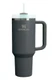 Термокружка с трубочкой Stanley Quencher H2.0 1180, серая - фото № 1