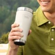 Термокружка Thermos Icon 470, бежевая - фото № 9