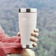 Термокружка Thermos Icon 470, бежевая - фото № 8