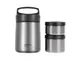 Термос с двумя контейнерами Thermos THERMOcafe TCLB-1480SY, 1480 мл, серебристый - фото № 1