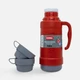 Термос со стеклянной колбой Thermos Picnic 1000, красный - фото № 5