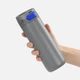Термостакан с цветной кнопкой Andor X1, 590 мл, серый / синий - фото № 3