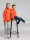 Толстовка детская Sol's Stellar Kids, оранжевая - фото № 10