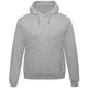 Толстовка B&C Hooded, серый меланж - фото № 1