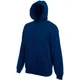 Толстовка мужская Fruit of the loom Hooded Sweat, темно-синя - фото № 1