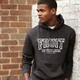 Толстовка мужская Fruit of the Loom Hooded Sweat, черная - фото № 4