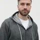 Толстовка мужская с капюшоном на молнии Stan 17, 280 гр/м2, серая - фото № 10