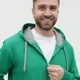 Толстовка мужская с капюшоном на молнии Stan 17, 280 гр/м2, зеленая - фото № 9