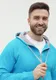 Толстовка мужская с капюшоном на молнии Stan 61, 260 гр/м2, бирюзовая - фото № 11
