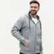 Толстовка мужская с капюшоном на молнии Stan 61, 260 гр/м2, серая - фото № 7