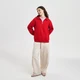 Толстовка на молнии Flow, красная - фото № 4