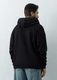 Толстовка Oversize Zip, 320 гр/м2, черная - фото № 5