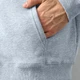 Толстовка Oversize Zip, 320 гр/м2, серая - фото № 9