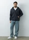 Толстовка Oversize Zip, 320 гр/м2, темно-серая - фото № 3