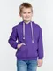Толстовка с капюшоном детская Molti Kirenga Kids, фиолетовая - фото № 3