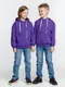 Толстовка с капюшоном детская Molti Kirenga Kids, фиолетовая - фото № 9