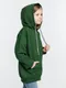 Толстовка с капюшоном детская Molti Kirenga Kids, темно-зеленая - фото № 5