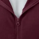 Толстовка с капюшоном футер без начеса Stan Oversize Zip, 240 гр/м2, бордовая - фото № 12