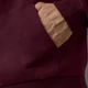 Толстовка с капюшоном футер без начеса Stan Oversize Zip, 240 гр/м2, бордовая - фото № 14