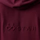 Толстовка с капюшоном футер без начеса Stan Oversize Zip, 240 гр/м2, бордовая - фото № 20