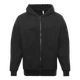 Толстовка с капюшоном футер без начеса Stan Oversize Zip, 240 гр/м2, черная - фото № 1