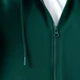 Толстовка с капюшоном футер без начеса Stan Oversize Zip, 240 гр/м2, темно-зеленая - фото № 10