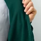 Толстовка с капюшоном футер без начеса Stan Oversize Zip, 240 гр/м2, темно-зеленая - фото № 12