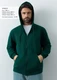 Толстовка с капюшоном футер без начеса Stan Oversize Zip, 240 гр/м2, темно-зеленая - фото № 13
