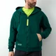 Толстовка с капюшоном футер без начеса Stan Oversize Zip, 240 гр/м2, темно-зеленая - фото № 15