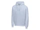 Толстовка с капюшоном оверсайз U Basic Lisbon, голубая - фото № 9