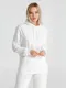 Толстовка с капюшоном унисекс B&C Hoodie, белая - фото № 10