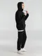 Толстовка с капюшоном унисекс B&C Hoodie, черная - фото № 8