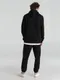 Толстовка с капюшоном унисекс B&C Hoodie, черная - фото № 9