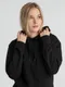 Толстовка с капюшоном унисекс B&C Hoodie, черная - фото № 10