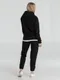 Толстовка с капюшоном унисекс B&C Hoodie, черная - фото № 13