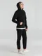 Толстовка с капюшоном унисекс B&C Hoodie, черная - фото № 12