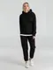 Толстовка с капюшоном унисекс B&C Hoodie, черная - фото № 11