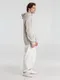 Толстовка с капюшоном унисекс Hoodie, дымчато-серая - фото № 9