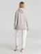 Толстовка с капюшоном унисекс Hoodie, дымчато-серая - фото № 15