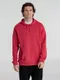 Толстовка с капюшоном унисекс B&C Hoodie, красный меланж - фото № 6