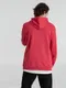 Толстовка с капюшоном унисекс B&C Hoodie, красный меланж - фото № 7