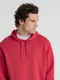 Толстовка с капюшоном унисекс B&C Hoodie, красный меланж - фото № 8