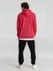 Толстовка с капюшоном унисекс B&C Hoodie, красный меланж - фото № 10