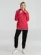 Толстовка с капюшоном унисекс B&C Hoodie, красный меланж - фото № 14