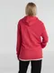 Толстовка с капюшоном унисекс B&C Hoodie, красный меланж - фото № 12
