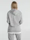 Толстовка с капюшоном унисекс B&C Hoodie, серый меланж - фото № 12