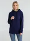 Толстовка с капюшоном унисекс B&C Hoodie, темно-синяя - фото № 6