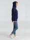 Толстовка с капюшоном унисекс B&C Hoodie, темно-синяя - фото № 9