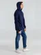 Толстовка с капюшоном унисекс B&C Hoodie, темно-синяя - фото № 14